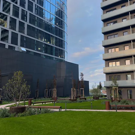 Urban Global Skyline 18th Floor No 02 Free Garage, Self Check-in, No Deposit * Katowice