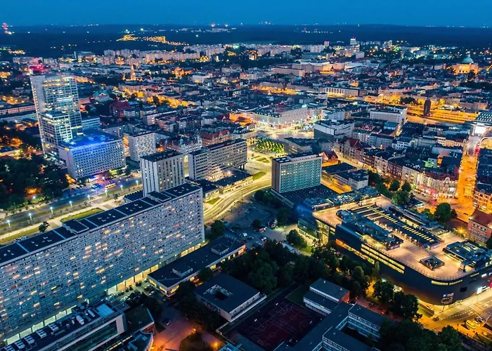 Urban Global Skyline 18th Floor No 02 Free Garage, Self Check-in, No Deposit Apartment Katowice